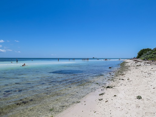 Florida Keys wyspy-Karaiby-z dzieckiem plaża