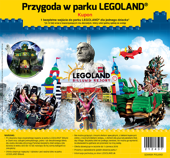 Legoland Darmowy Bilet Dla Dziecka Wiosna/Lato 2015-Bezpłatny Bilet LEGOLAND® Dzieckowpodrozy.pl