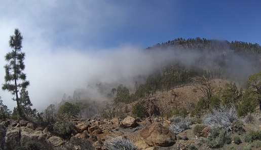 chmury Teide widoki - wycieczka z dzieckiem