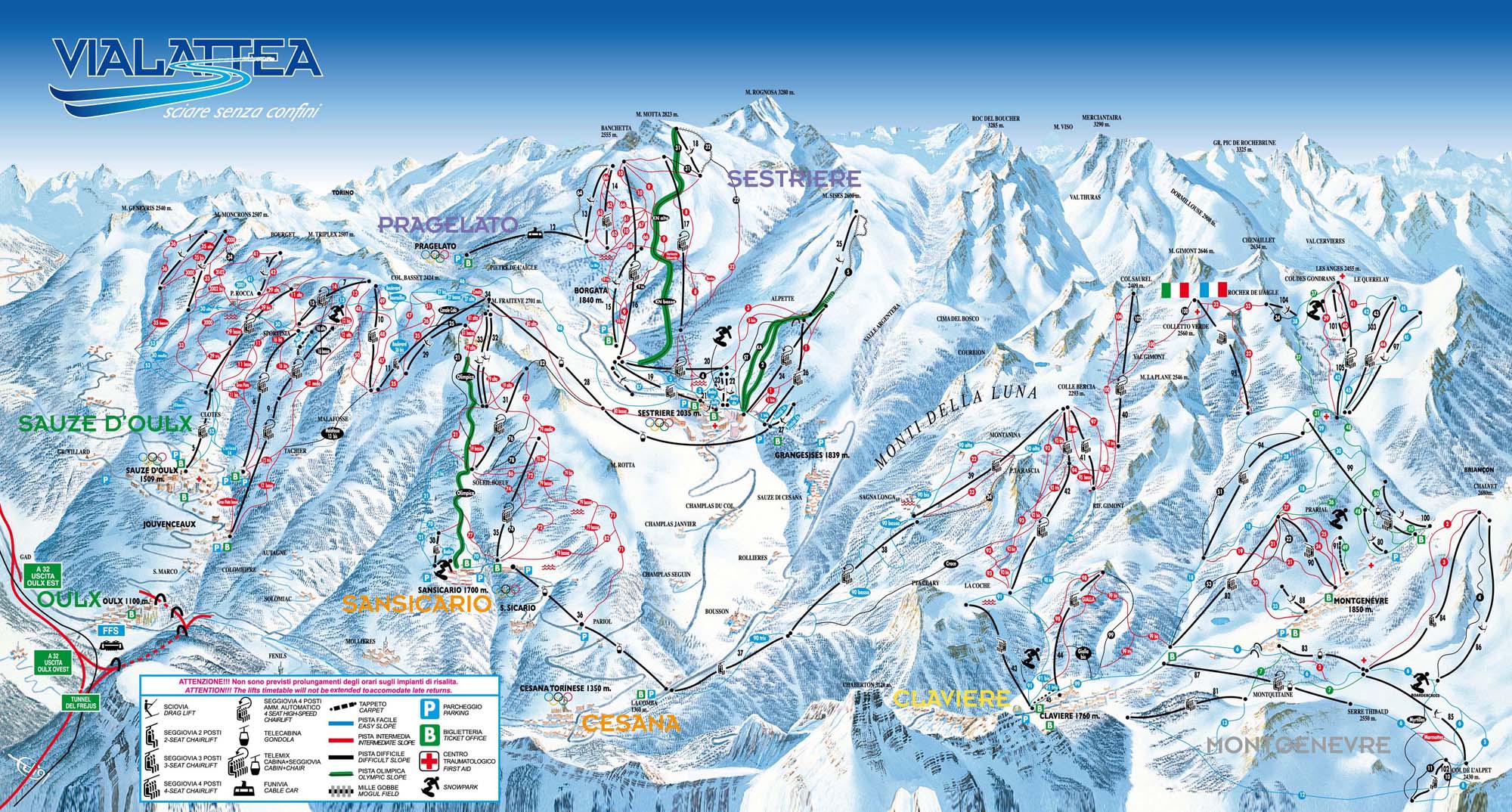 Ośrodki narciarskie Dolina Aosty