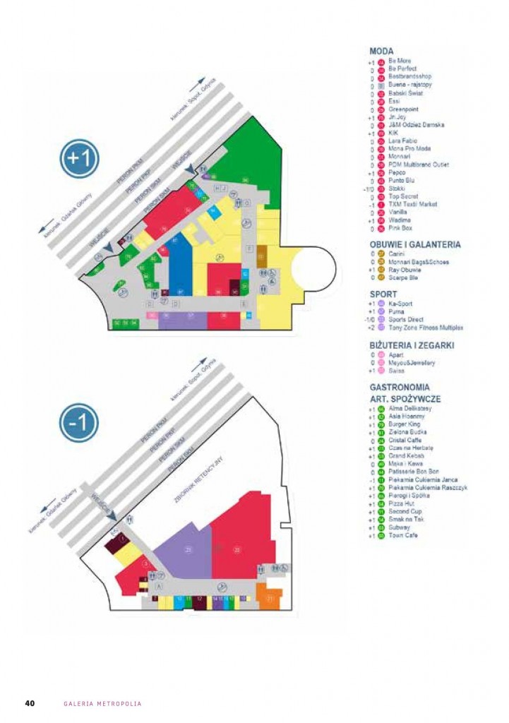 plan galeria metropolia