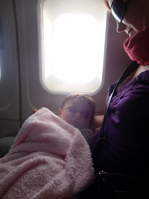 samolotem niemowlakiem