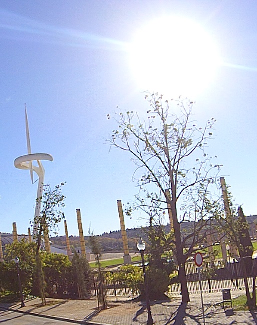 wieża telekomunikacyjna Barcelona olimpijska