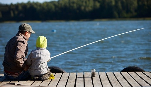 Weekend z dzieckiem - łowienie ryb