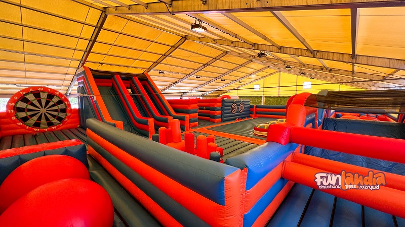 Dmuchany Park Rozrywki Funlandia – Łeba Funlandia Łeba opinie atrakcje dla dzieci park dmuchańców