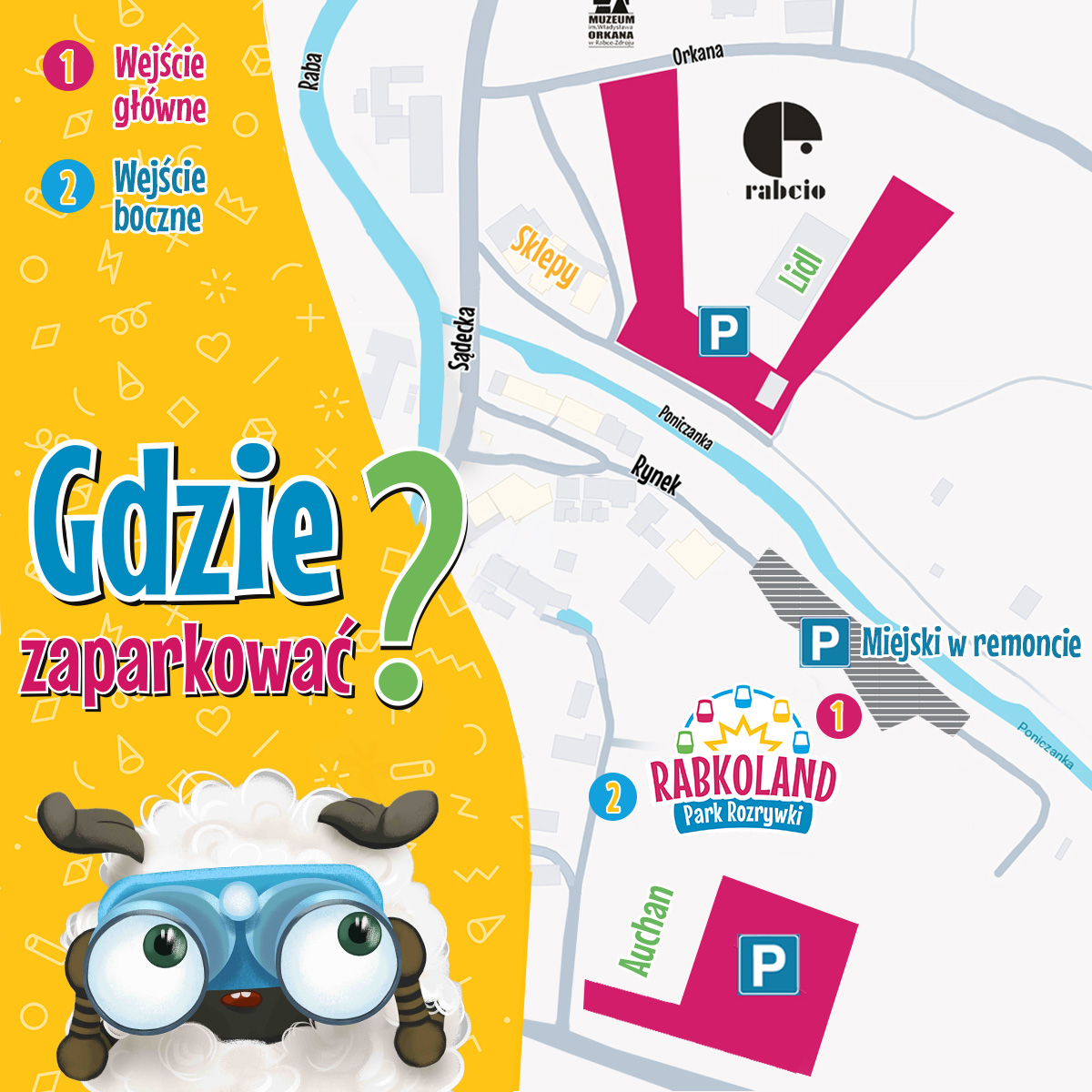 Parking Rabkoland informacje praktyczne