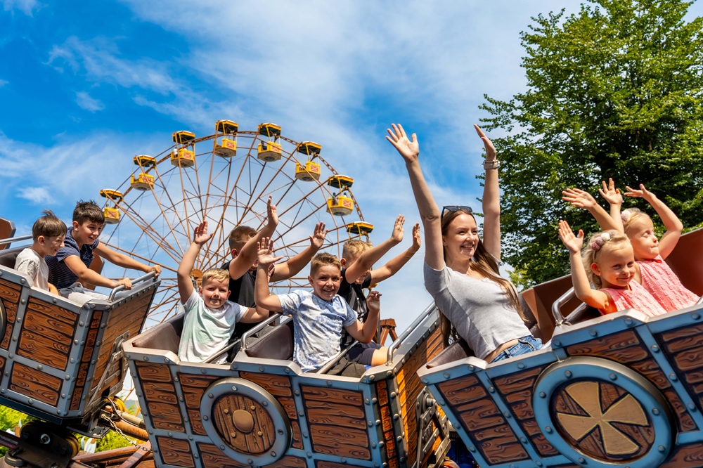 Rabkoland atrakcje dla dzieci 2026 nowości kolejka _Wiking_Coaster_fot_Rabkoland