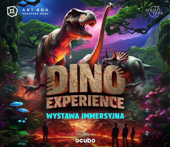 Dino Experience wystawa immersyjna Aquapark Reda opinie ceny atrakcje