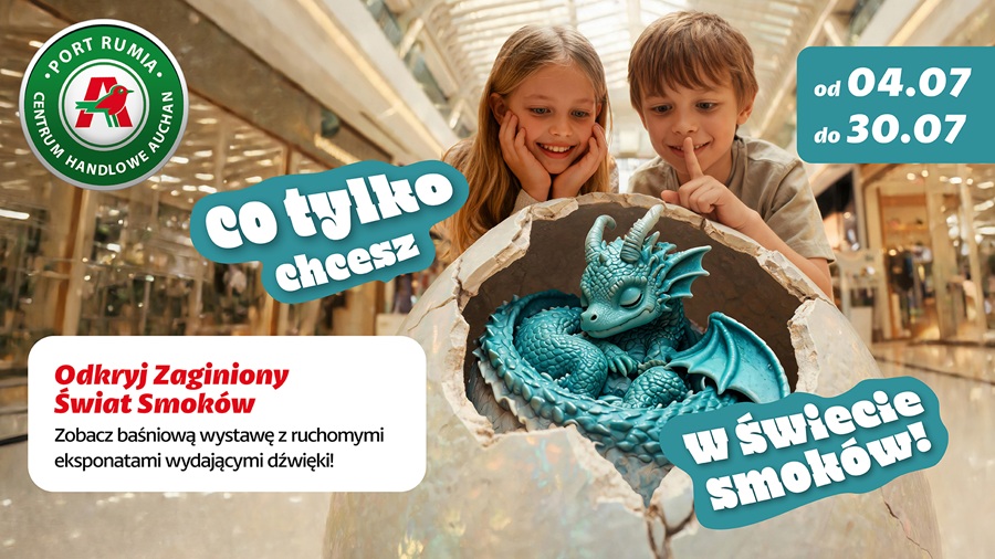 bezpłatne atrakcje dla dzieci Wystawa Smoków Rumia