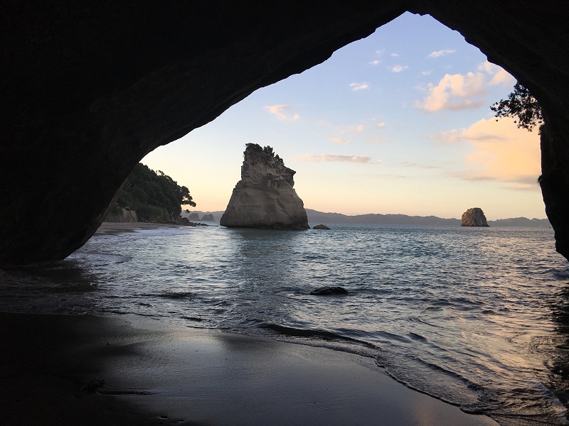 Cathedral Cove atrakcje Nowa Zelandia wycieczka opinie relacja z podróży