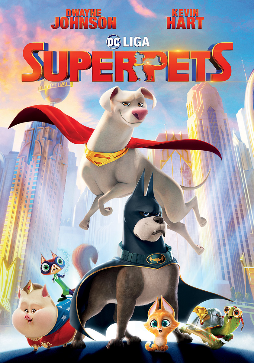 DVD DC Liga Super pets - zwięrzęta superbohaterami film bajka online