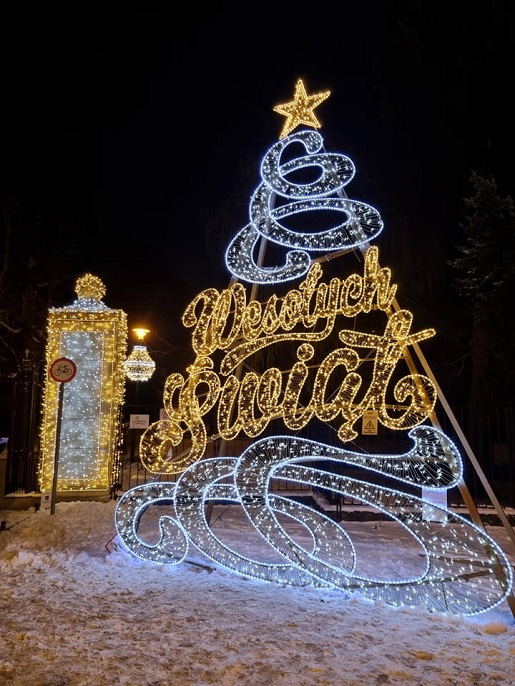 Gdańsk świąteczne iluminacje Park Oliwski do kiedy godziny