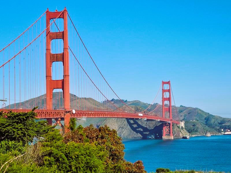 Golden Gate San Francisco most zwiedzanie Kalifornia wycieczka z dziećmi USA z biurem podróży