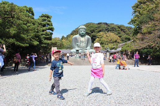 Kamakura - Budda - zwiedzanie Japonii z dziećmi opinie