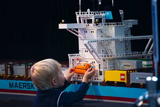 Kontenerowiec na wystawie z klocków LEGO Warszawa opinie atrakcje czy warto gdzie z dzieckiem Arkadia bilety ceny