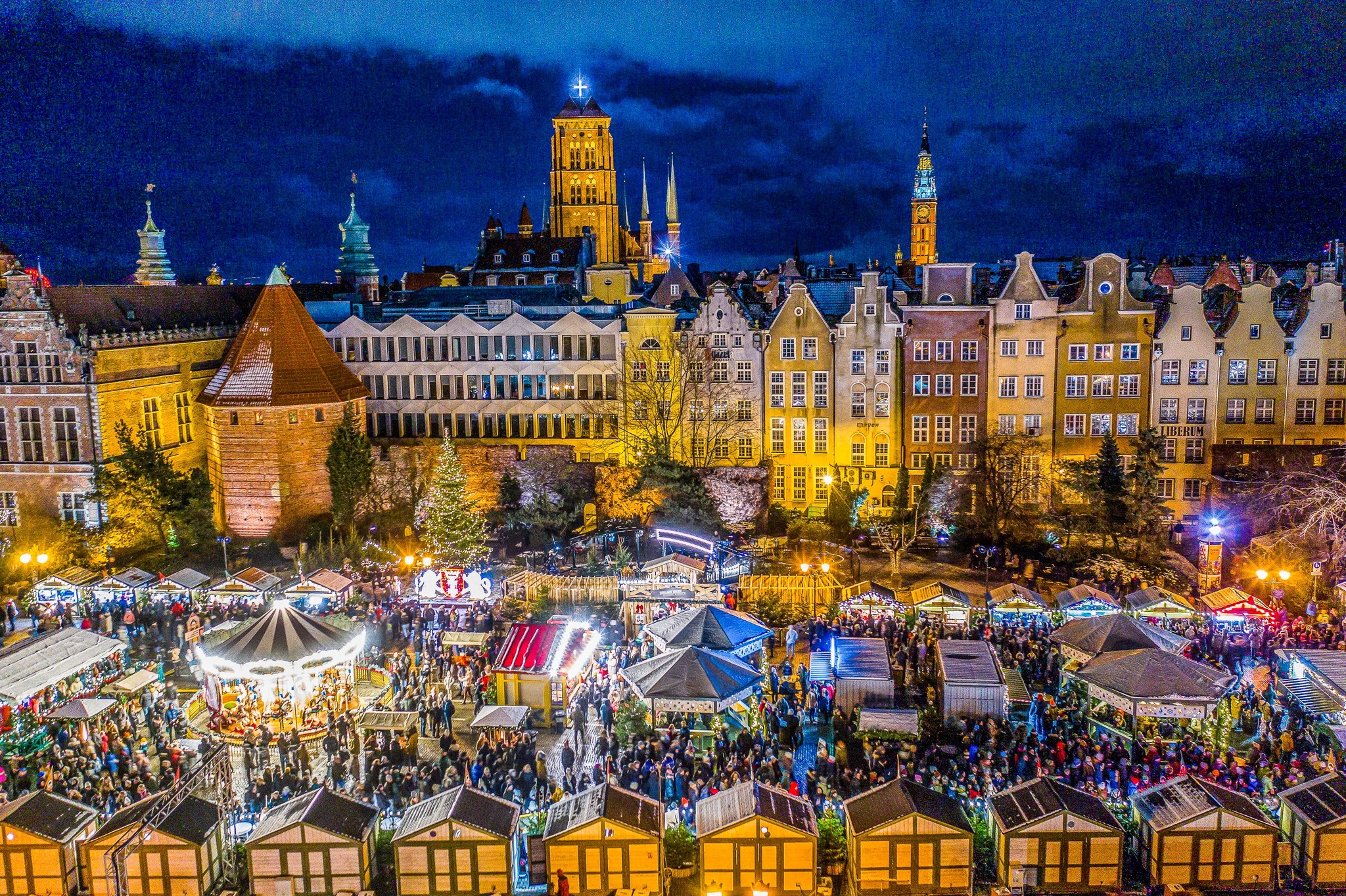 Świąteczny Gdańsk Jamark Bożonarodzeniowy atrakcje opinie najlepszy jarmark w Polsce