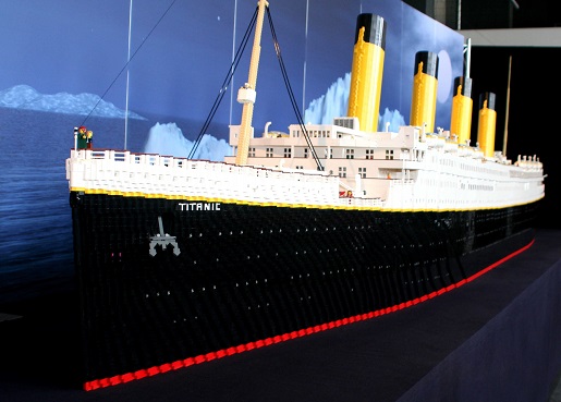 Titanic z klocków LEGO Wystawa Warszawa opinie ceny bilety Arkadia