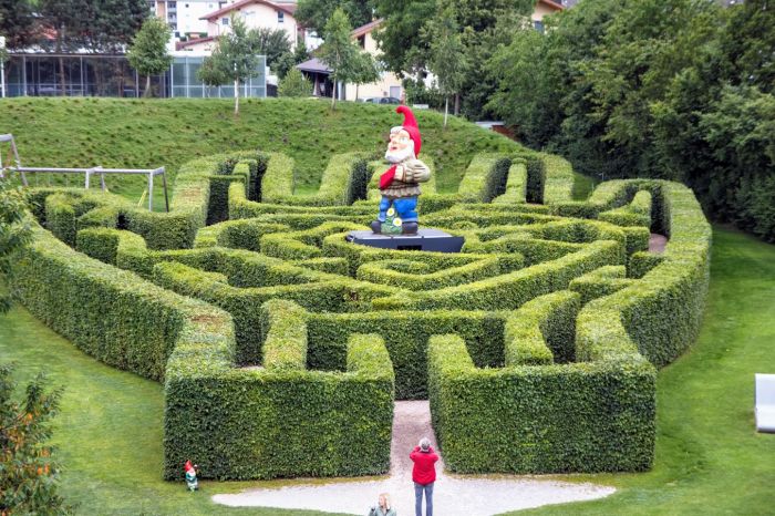 labirynt dla dzieci Wattens atrakcje