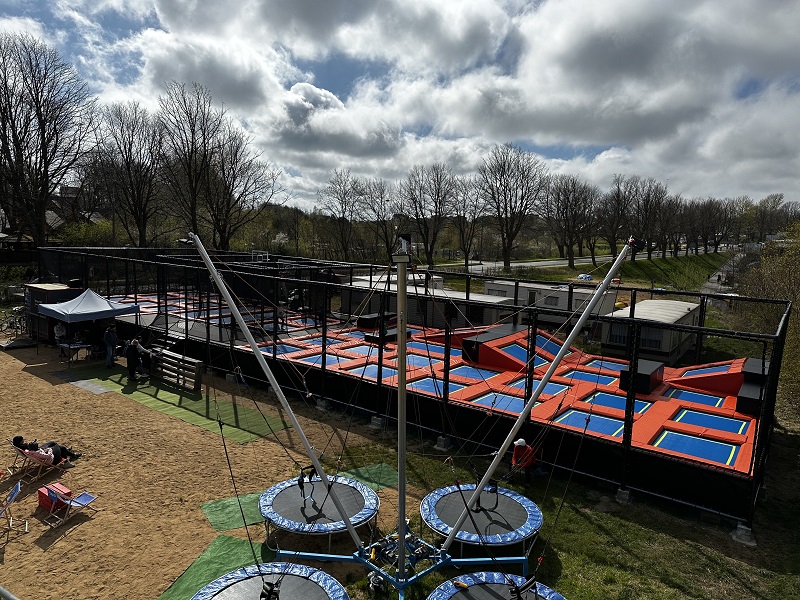 Władysławowo park trampolin Chłapowo atrakcje dla dzieci dmuchańce
