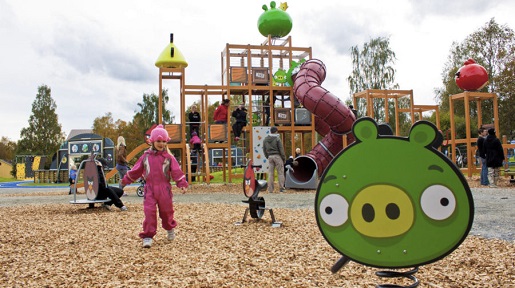 Angry Birds plac zabaw dla dzieci
