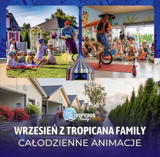 domki Tropicana Family pakiety jesienne atrakcje dla rodzin z dziećmi