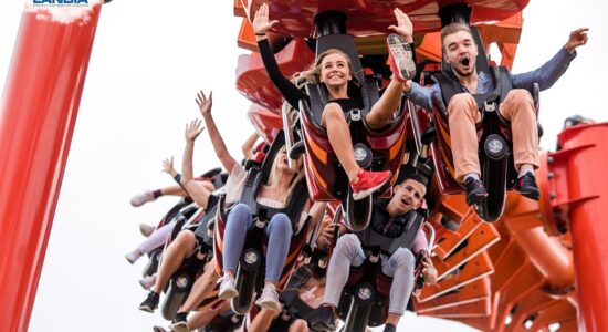 dzień roller coaster Energylandia - wsszystkie kolejki górskie