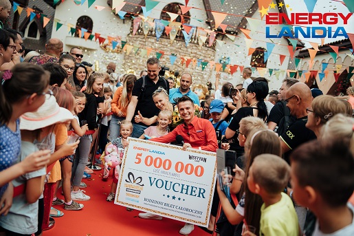 5 milionowy Gość odwiedził Park Rozrywki ENERGYLANDIA!