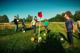 rodzinne atrakcje Kaszuby Footgolf