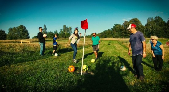 rodzinne atrakcje Kaszuby Footgolf