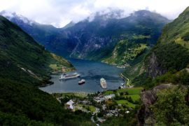 geiranger fiord podróż z dzieckiem skandynawia atrakcje