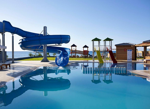hotel alila grecja rodos wakacje z dziecmi basen zjeżdzalnia