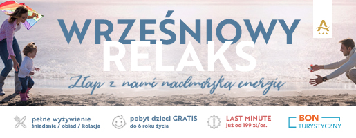 jesień z dzieckiem nad morzem Astor promo jesień z dzieckiem nad morzem Astor promo