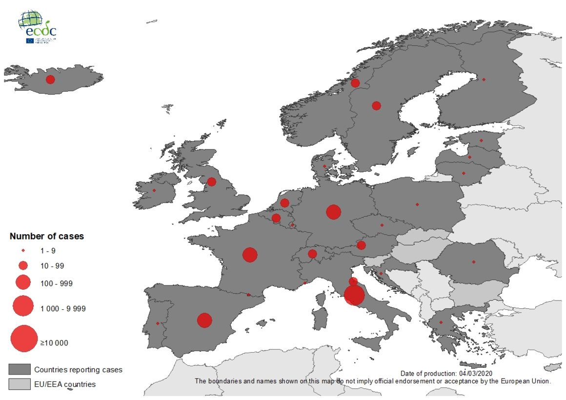 koronawirus podróże zagraniczne europa gdzie jest mapa Główny Inspektorat Sanitarny