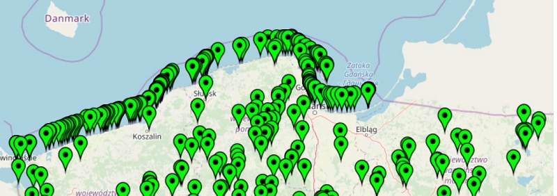 kąpieliska Bałtyk 2022 sinice mapa plaże opinie