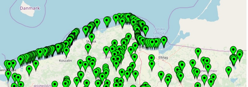 kąpieliska Bałtyk 2023 sinice mapa plaże opinie