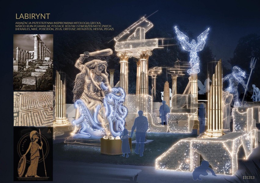 labirynt świateł królewski ogród światła wilanów 2022 2023 opinie godziny otwarcie mappingi