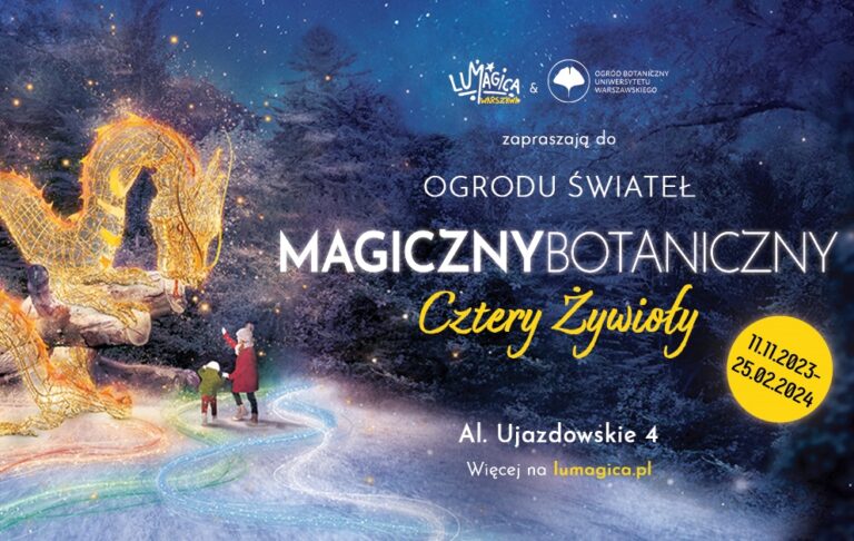 MagicznyBotaniczny-ogród rozświetlony tysiącami świateł