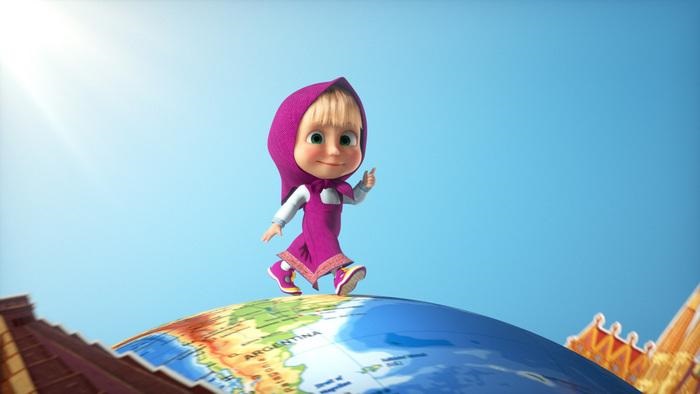 Masza i Niedźwiedź cz. 10 – Dookoła Świata masza i niedźwiedź do okoła świata nowe odcinki bajka