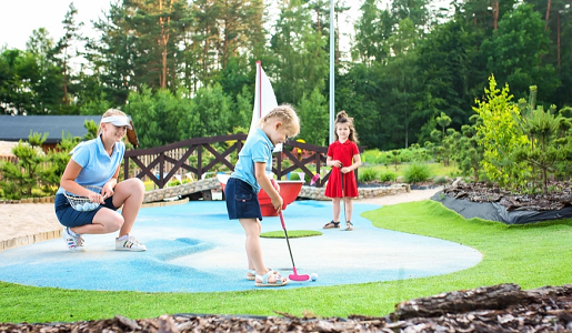 minigolf na kaszubach park rozrywki atrakcje rodzinne