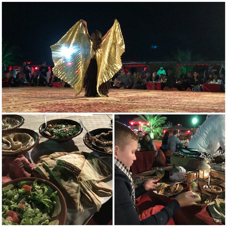 obiad na pustyni Dubaj z dziećmi opinie wakacje zimą ferie atrakcje 1