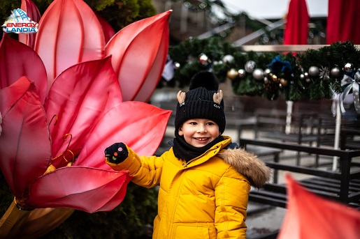 ogrody światła Energylandia jarmark świąteczny atrakcje do kiedy czynne zimą opinie