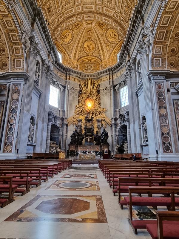 ołtarz Bazylika Świętego Piotra Watykan Rzym w 2 dni