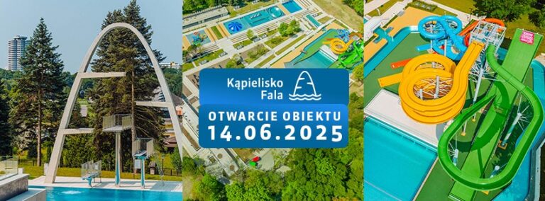 Kąpielisko Fala- baseny i zjeżdżalnie w Parku Śląskim
