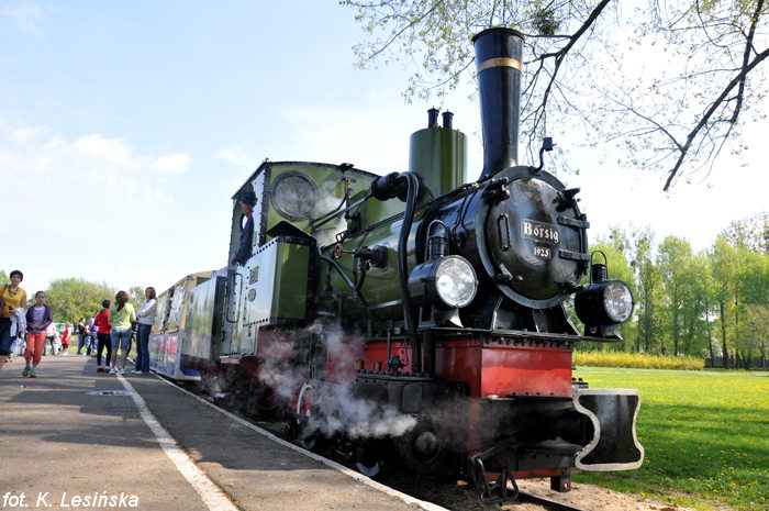 Parowóz Parkowy „Maltanka” Poznań wąskotorówka Poznań rodzinne atrakcje