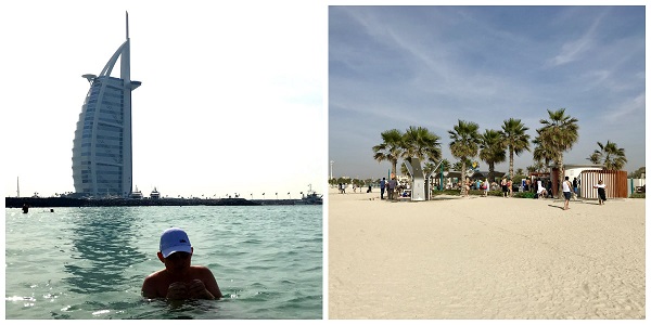 plaże Dubaj opinie temperatura morza zimą luty