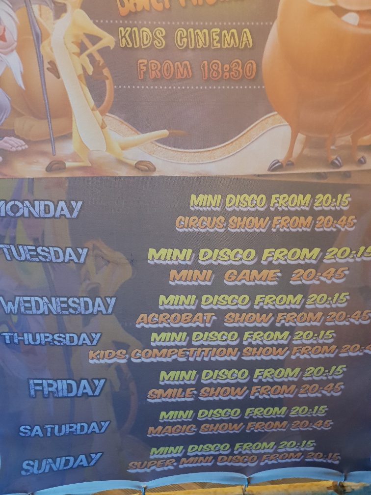 program wieczornych animacji dla dzieci Jungle Aquapark Resort atrakcje z dziećmi