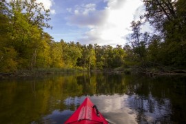 spływ kajakowy z dzieckiem Mazury