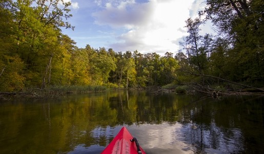 spływ kajakowy z dzieckiem Mazury