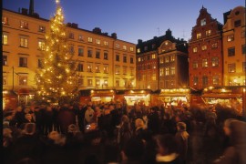 Sztokholm zima atrakcje jarmark swiateczny