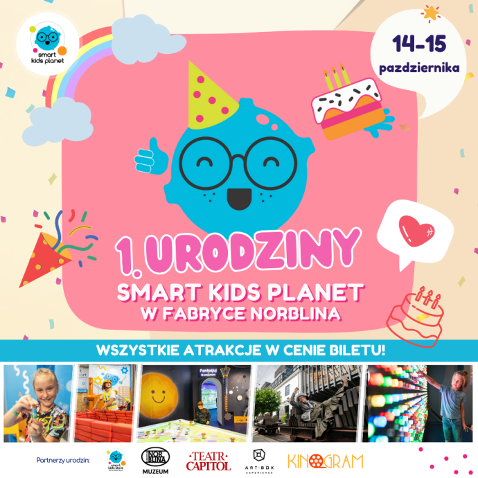 urodziny Smart Kids Planet Warszawa 2023 atrakcje